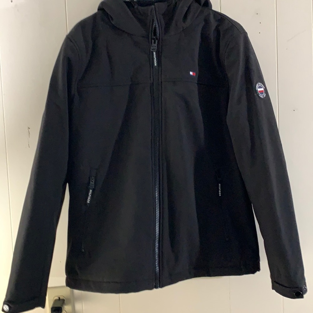 Tommy Hilfiger Hooded fur lined jacket.